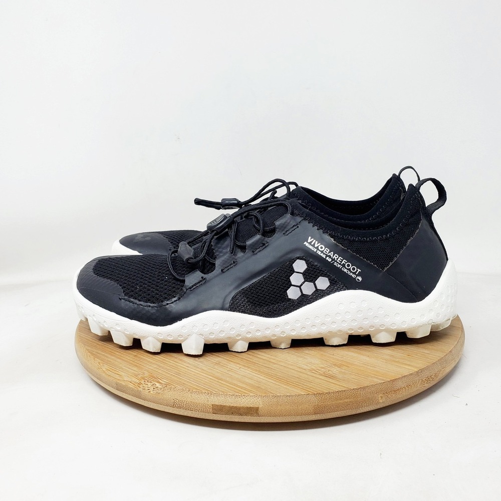 Vivobarefoot Primus Trail SG Shoes Womens 36 Black Soft‎ Ground Barefoot Sneaker